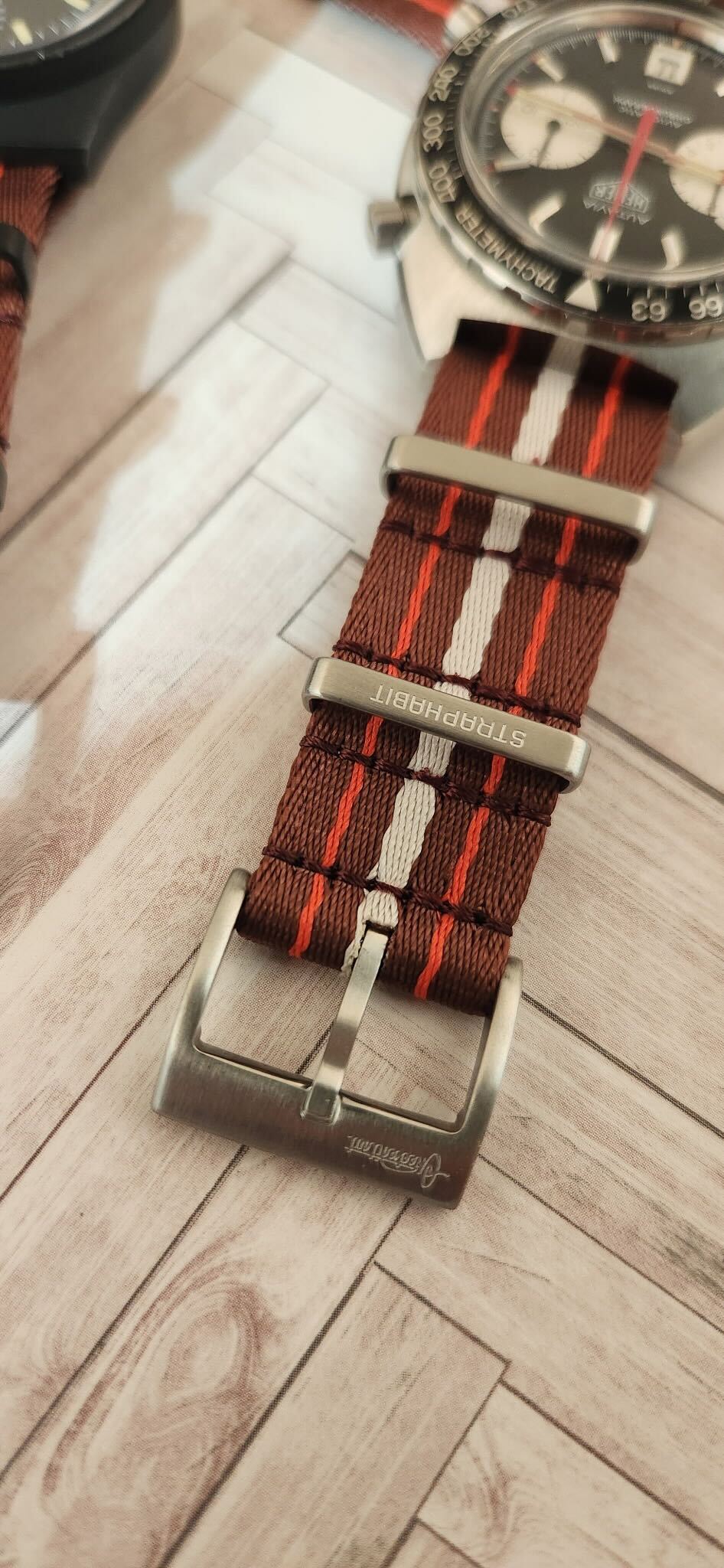 Watch Strap: Checkeditout X Straphabit