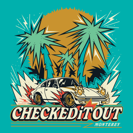 Checkeditout Monterey Event Sticker