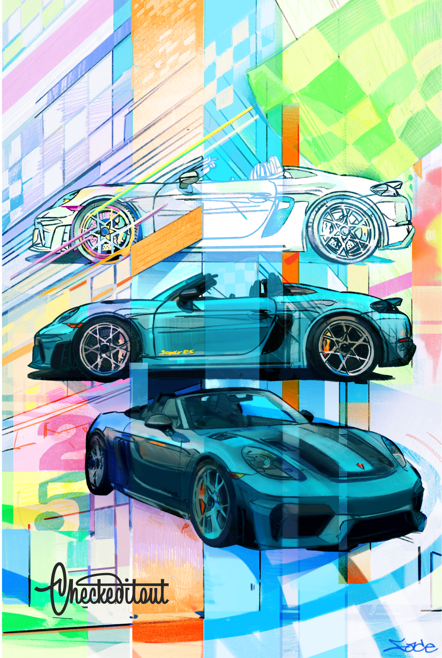 'RS Spyder' Poster by Face