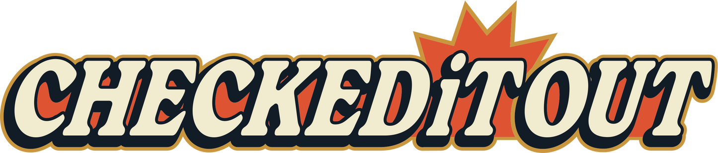 Checkeditout Sticker