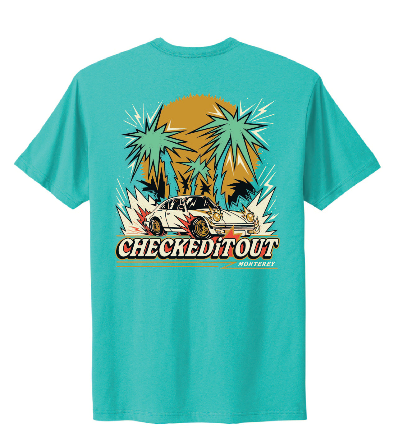 Checkeditout Monterey 'Tropical Burnout' Tee