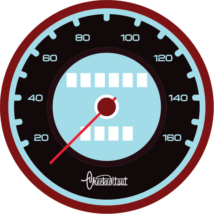 901 Speedometer Sticker