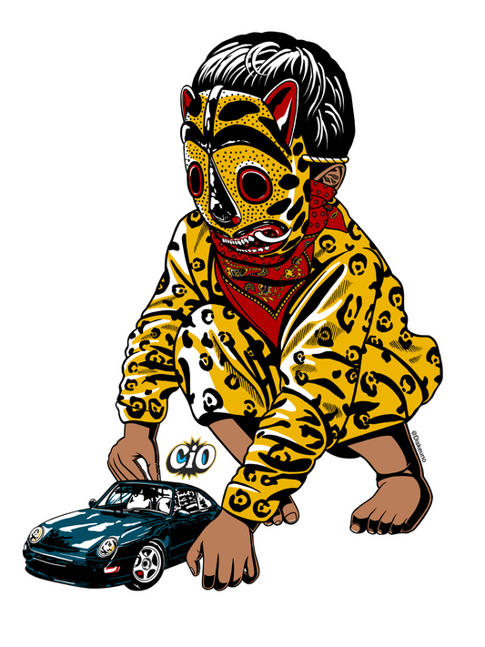 ‘Reuben 993' Sticker by Diske Uno