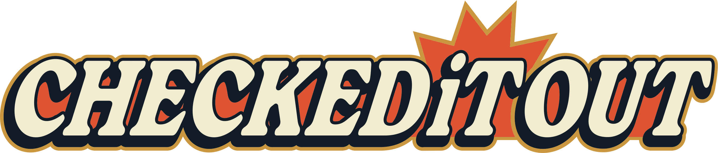 Checkeditout Sticker