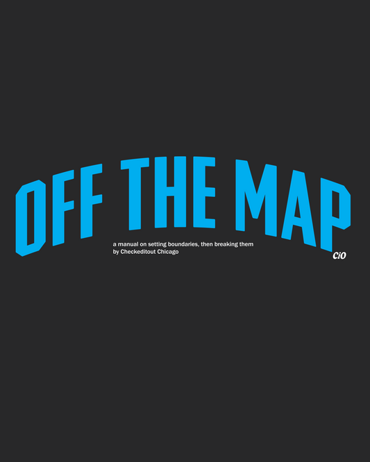 Off The Map Collegiate Clear Sticker