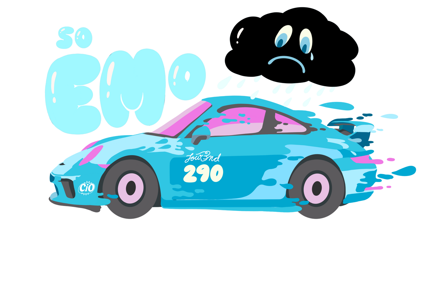 'So Emo' Sticker